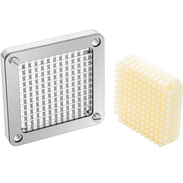 Franska fritesskärare Chopper, utbyte av blad & tryckblock, 1/4 tum, 3 st.