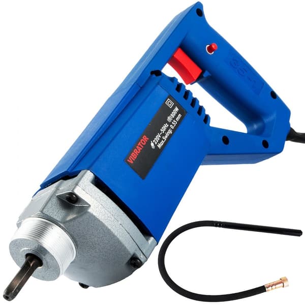800W elektrisk betonvibrator med 1,5 m slange og 35 mm diameter. Kompakt og kraftfuld letvægtsmodel.
