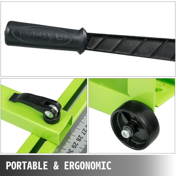 Profi fliseskærer med præcision. Skærbredde: 35-800 mm, maks. skæredybde: 6-15 mm. Optimal til fliselægning og byggeprojekter.