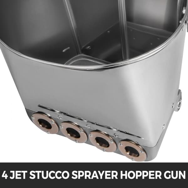 Putzwerfer 4 Jet Sprutmaskin Mörser Spruta Cementmörtel Sprutpistol Mörtelspruta Putzpistol DIY Väggmålning