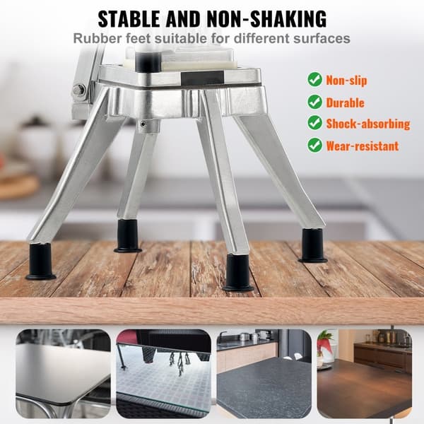 Kommerciel grøntsagshakker med 1/4" klinge. Heavy Duty, professionel maddicer i rustfrit stål til tomater, peberfrugter og svampe.
