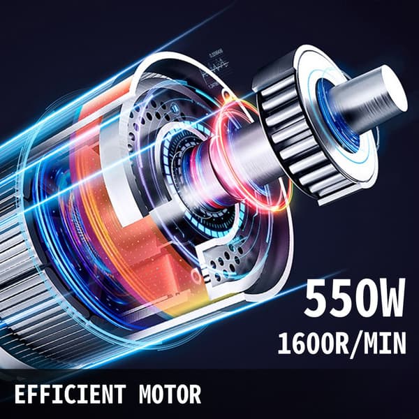 BuoQu elektrisk grönsaksskärare 550W med 6 skärskivor, effektiv motor för grönsaker, frukt eller ost, kommersiell användning.