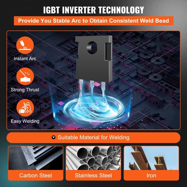 MIG Svetsare 200 Amp MIG TIG Bågsvets 3 i 1 220V IGBT DC Inverter Svetsmaskin med Digital Display Combo