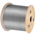 Miniatyrbillede 9 af 9: 3/16 tommer 7x19 rustfrit stål flykabelrulle, 500FT T304 wire rope til udskiftning af kabelvinsj. Kvalitetsmateriale.
