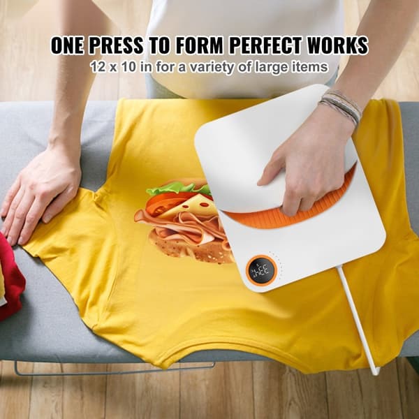 Kätevä Easy Press 12 x 10 lämpöprässillä sublimointisiirto DIY T-paidalle.