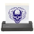 Miniatyrbillede 9 af 9: Tatoveringsoverførsel med stencilprinter, trådløs Bluetooth, inkl. 10 transferpapir og stofpose. Bærbar til Android, iOS, iPad og PC.