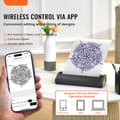 Miniatyrbillede 2 af 9: Tatoveringsoverførsel med stencilprinter, trådløs Bluetooth, inkl. 10 transferpapir og stofpose. Bærbar til Android, iOS, iPad og PC.