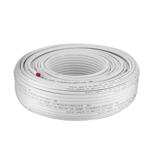656Ft 1/2" PEX-AL-PEX letku, säteilevä lattialämmitys, 200m alumiinikerros, erinomainen LVI-ratkaisu.