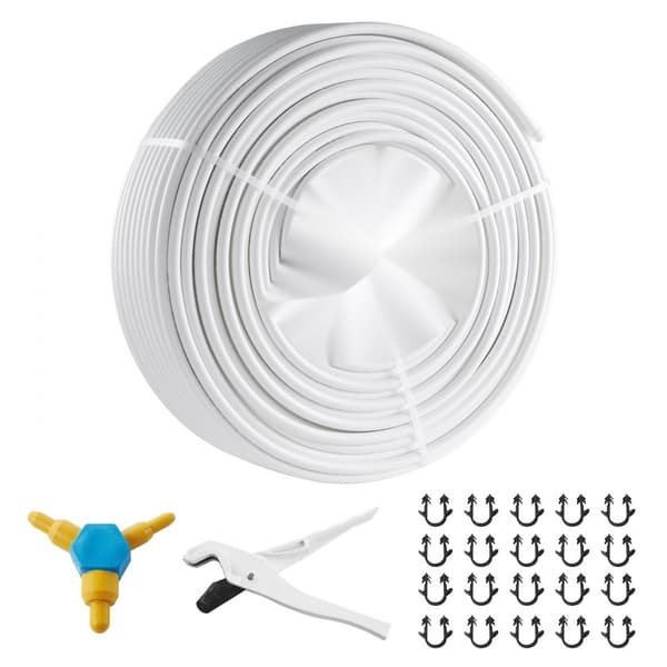 PEX-AL-PEX rør, 200 meter, 5/8'' diameter i aluminium-plast komposit med iltspærre til gulvvarme. 0,08'' tykkelse.