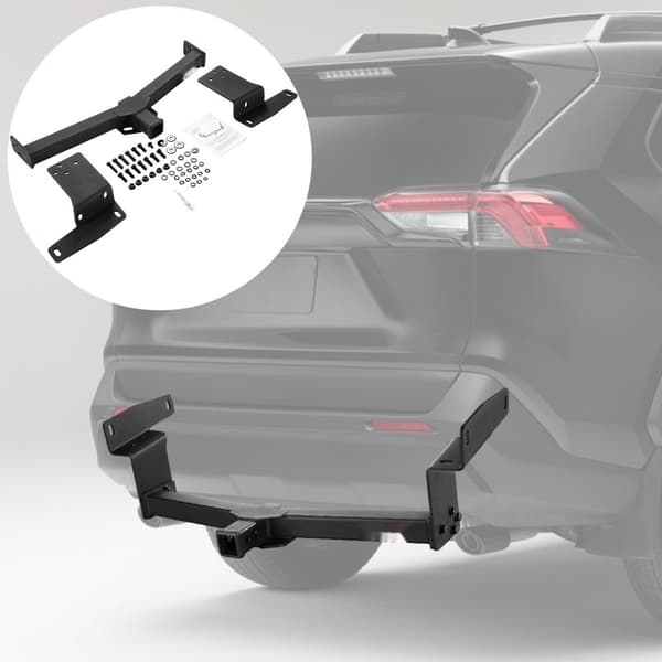 Luokka 3 vetokoukku, 2" vastaanotin, Q455B teräsputkirunko, yhteensopiva 2019-2023 Toyota RAV4, 6000 lbs, Multi-Fit.