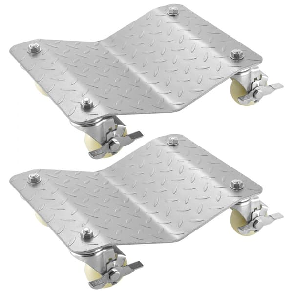 2 kpl Rengaspyörän Dollies, 1500 Lbs/680 KG, Renkaat, Pakettivaunu, Kuulalaakerit, Autokorjaus Siirto