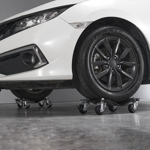 Rengas Dolly 4 KPL Raskaasti Kuormitettavat Autojen Korjausvaunut 6000LB