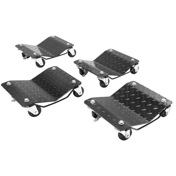 Rengas Dolly 4 KPL Raskaasti Kuormitettavat Autojen Korjausvaunut 6000LB