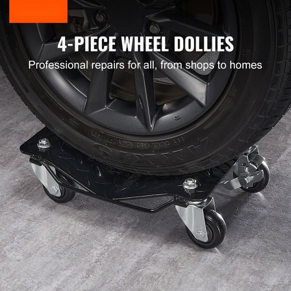 Rengas Dolly 4 KPL Raskaasti Kuormitettavat Autojen Korjausvaunut 6000LB