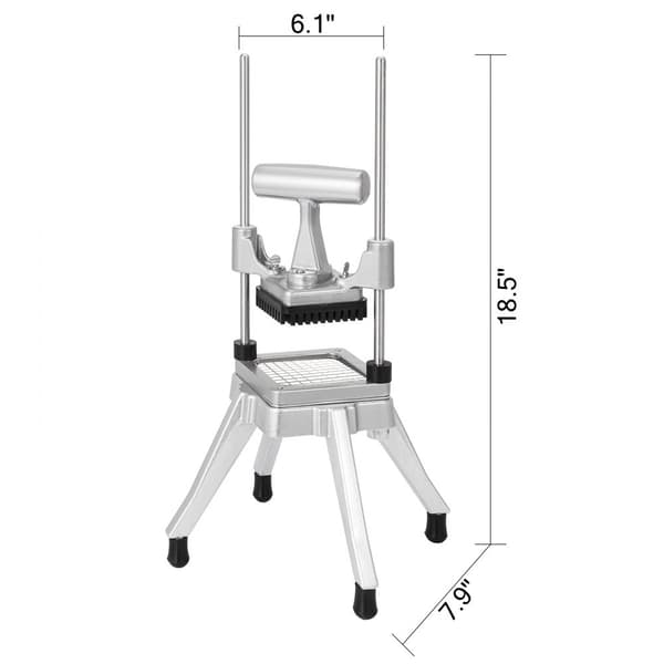 Gemskærer Sæt 1 cm Multi Kniv, 47 x 20 x 20 cm - Effektive køkkenredskaber til nem snitning af grøntsager.