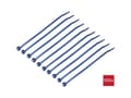 Miniatyrbilde 3 av 3: TRU COMPONENTS TC-12533344 Kabelbinder 150 mm 3.6 mm Blå Metal sporbart 100 stk