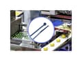 Miniatyrbilde 2 av 3: TRU COMPONENTS TC-12533348 Kabelbinder 203 mm 2.5 mm Blue Metal sporbart 100 stk