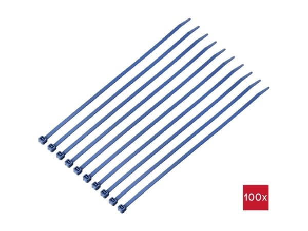 TRU COMPONENTS TC-12533356 Nippuside 280 mm 4,8 mm Sininen 100 kpl
