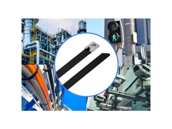 TRU COMPONENTS TC-12647616 Kabelband 360 mm 7,9 mm med beläggning 100 st