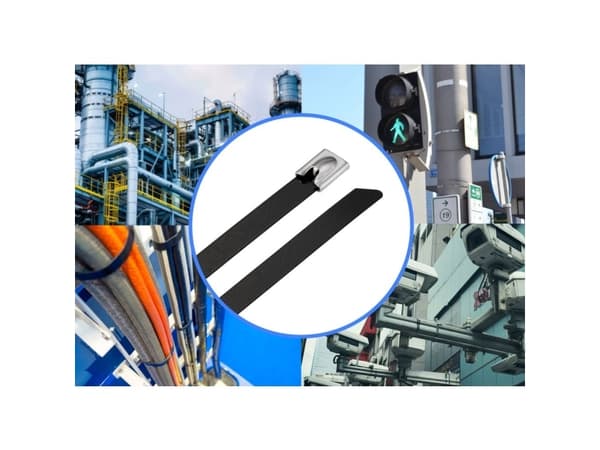 TRU COMPONENTS TC-12656620 Teräsnauhat 290 mm 7,9 mm AISI 316 Pinnoitteella 100 kpl