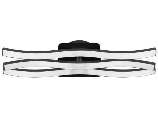 Activejet LED wall lamp AJE-LOGAN, Surfaced, 132 bulb(s), Non-changeable bulb(s), 3000 K, IP20, Black Svart