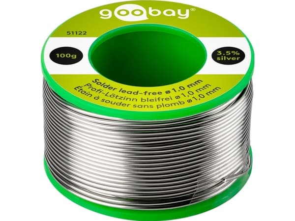 Ammattimainen juotostina lyijytön, ø 1,0 mm, 100 g