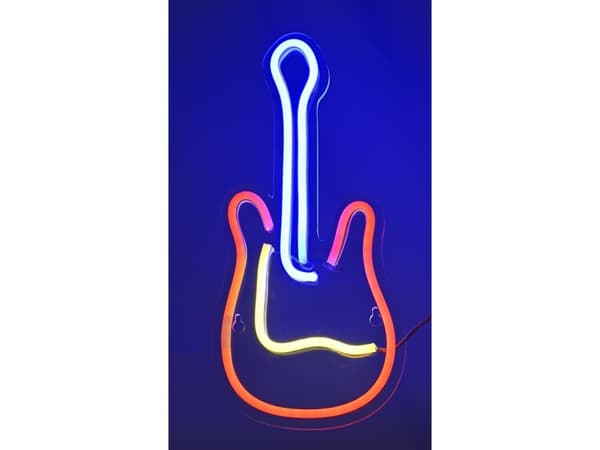 Activejet Neon LED AJE-NEON GITAR, Flerfarvet Flerfarget