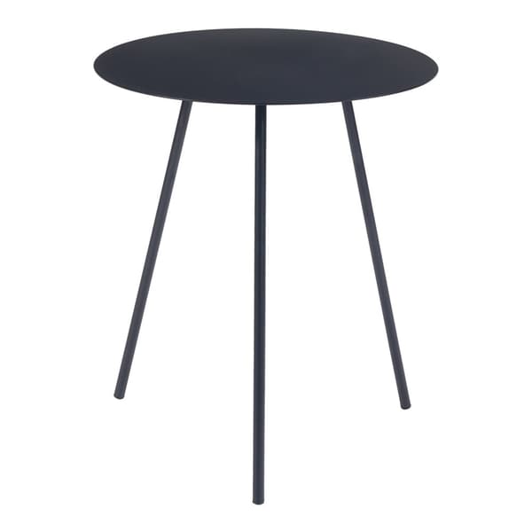 Satsbord Sula set om 2 metall svart [en.casa]