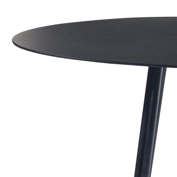 Satsbord Sula set om 2 metall svart [en.casa]