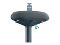 Miniatyrbilde 5 av 5: Leitz Ergo Active - Stående skrivebordsstol - ergonomisk - triangulær - roterende - 100 % resirkulert stoff - mørk grå