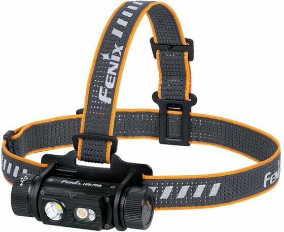 Fenix HM70R, Taskulamppu otsanauhalla, Musta, IP68, LED, 5 lm, 1600 lm