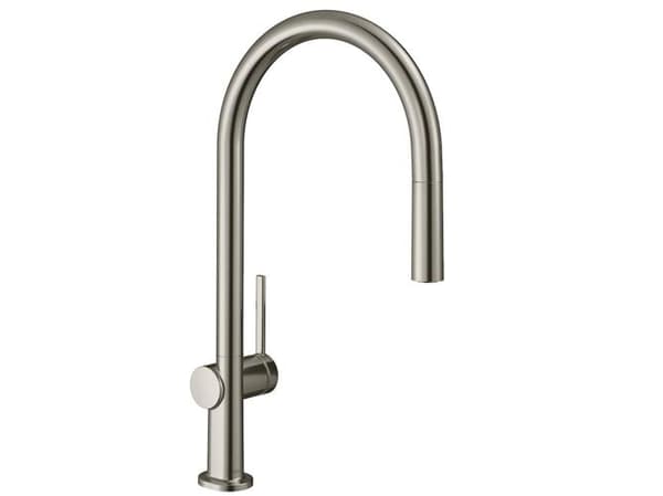 hansgrohe Talis M54 keittiöhana 210 1jet ulosvedettävällä vedolla, teräs