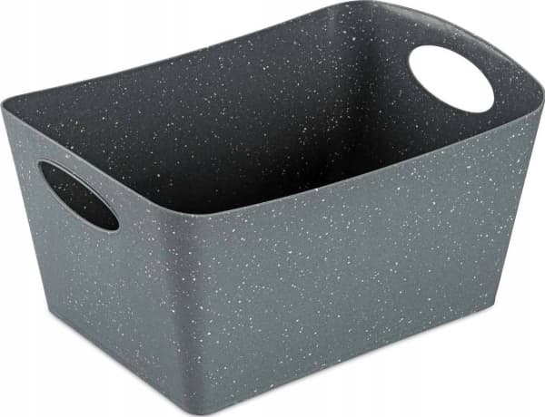 koziol Boxxx M, Lager kurv, Grå, Rektangulær, Cellulose, Plast, Monokromatisk, Innendørs