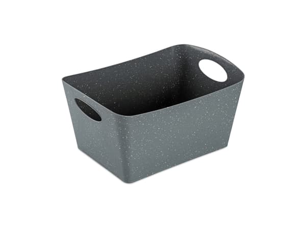 koziol Boxxx M, Lager kurv, Grå, Rektangulær, Cellulose, Plast, Monokromatisk, Innendørs