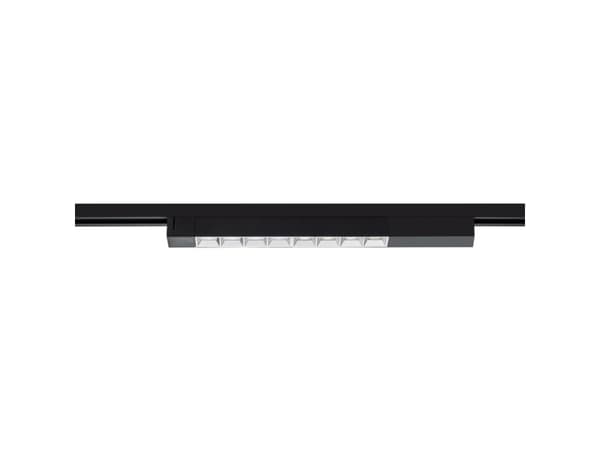 DPM LED strålkastare för linjär strömskenor, 20 W, 1500 lm, 4000 K, svart, X-LINE