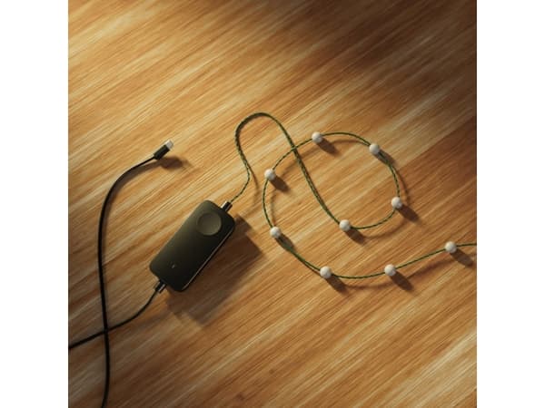 Twinkly Candies - Stringlys - LED x 100 - 7 W - klasse G - 16 millioner farger - 24500 K - pearl - grønn