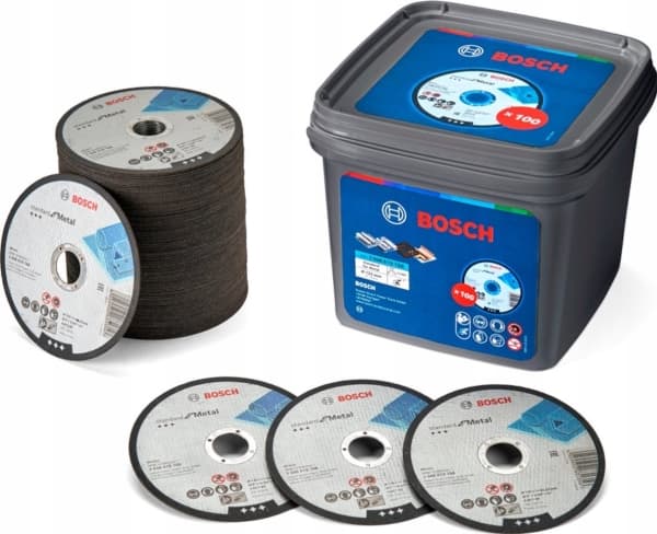 Bosch kutteskiver 100 stykker i en bøtte 125mm (061599765G)