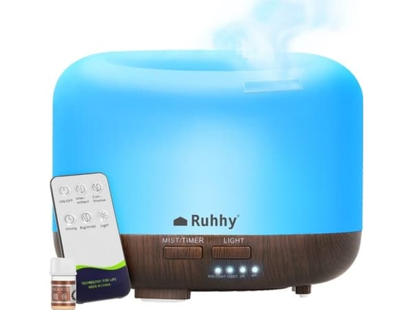 Ruhhy Aromadiffuusori - LED-kostutin kaukosäätimellä N23511