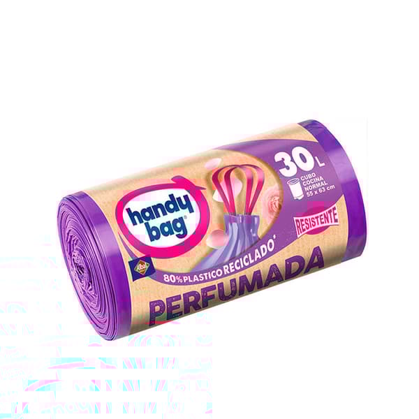 HANDY BAG PERFUMED heavy duty garbage bag 30 liters 15 units