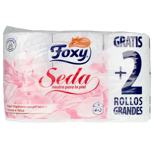 SEDA toilet paper pH neutral talc scent 3 layers 6 rolls