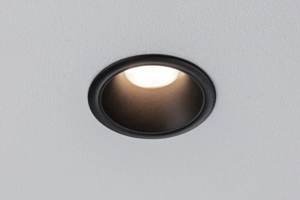 Paulmann Innfelt armatur EBL COLE SET COIN 3-TRINN DIM 3x6W 3x470lm 2700K IP44 230V sort / aluminium