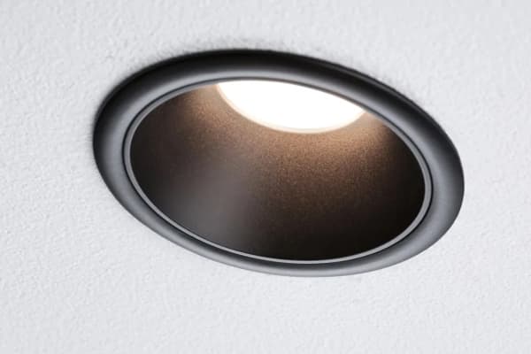 Paulmann Innfelt armatur EBL COLE SET COIN 3-TRINN DIM 3x6W 3x470lm 2700K IP44 230V sort / aluminium