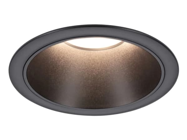 Paulmann Innfelt armatur EBL COLE SET COIN 3-TRINN DIM 3x6W 3x470lm 2700K IP44 230V sort / aluminium