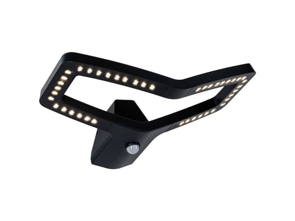 Paulmann vegglampe ALARA LED fasadearmatur 10W 450lm 3000K bevegelses- og skumringssensor IP44 230V antrasitt/aluminium
