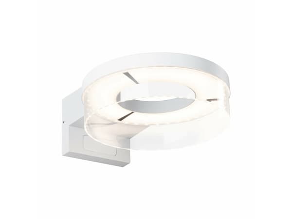 Paulmann 93112, Väggbelysning för utomhusbruk, Vit, Gjuten aluminium, IP44, Fasad, I Vit