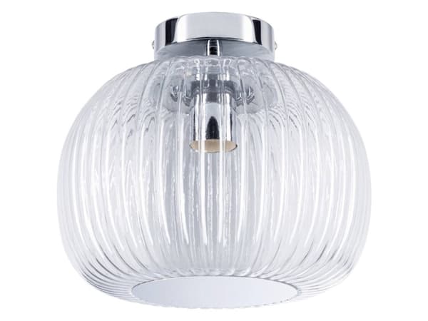 Paulmann taklampe RUYA baderomstakarmatur E27 maks. 60W IP44 230V krom/glass