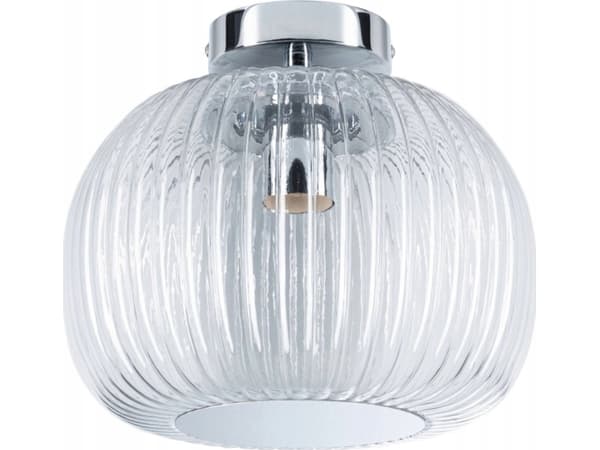 Paulmann taklampe RUYA baderomstakarmatur E27 maks. 60W IP44 230V krom/glass