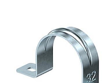 Kaapelikiinnike Ø32 mm 2 Lap 605, - Sinkitty - Pakkaus 100 kpl - (100 kpl)