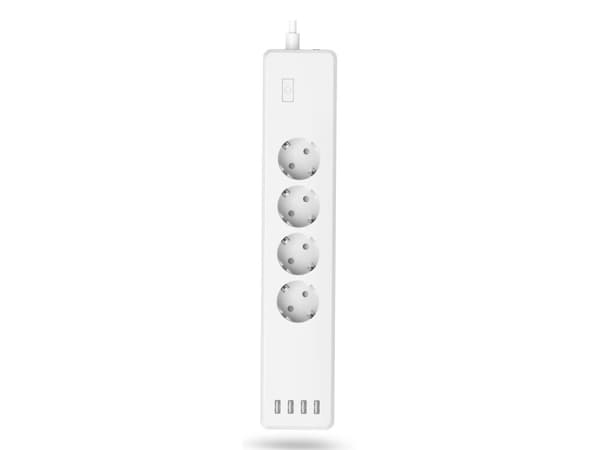 Hama 00176628, 1,7 m, inomhus, Vit, 4 AC-utgångar, 4,2 A, 5 V