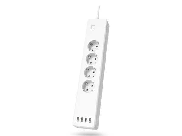 Hama 00176628, 1,7 m, inomhus, Vit, 4 AC-utgångar, 4,2 A, 5 V